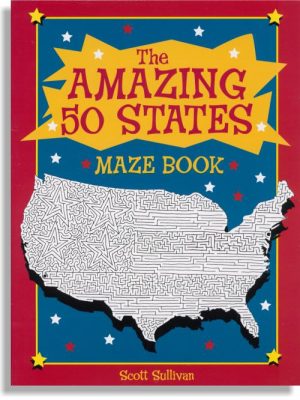 The Amazing 50 States Maze Book (Discount Slight Damage)