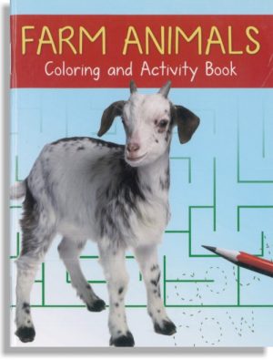 Farm Animals Mini Coloring and Activity Book