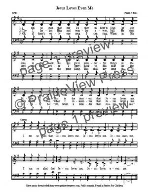 Song: Jesus Loves Even Me