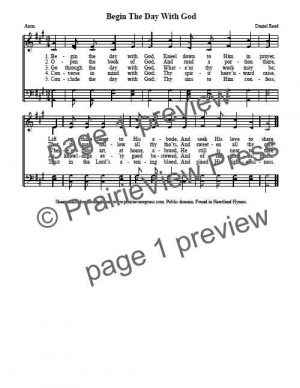 Song: Begin The Day With God