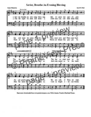Song: Savior Breathe An Evening Blessing