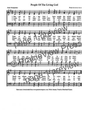 Song: People Of The Living God