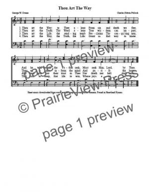 Song: Thou Art The Way