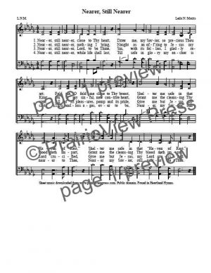 Song: Nearer Still Nearer