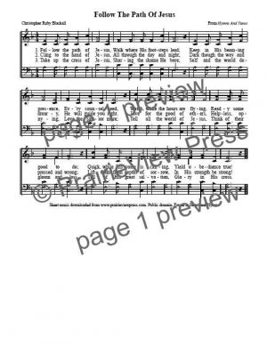 Song: Follow The Path Of Jesus
