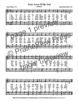 Song: Jesus Lover Of My Soul