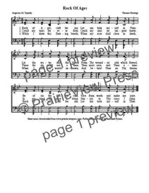 Song: Rock Of Ages Cleft For Me