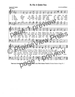 Song: If On A Quiet Sea