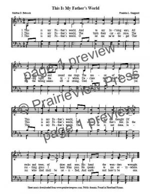 Song: This Is My Father's World