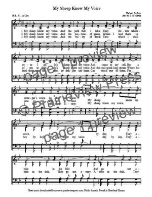 Song: My Sheep Know My Voice