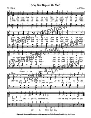 Song: May God Depend On You