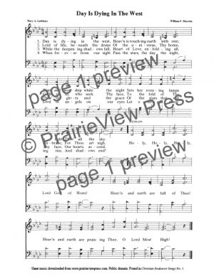 Song: Day Is Dying In The West