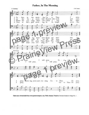 Song: Father In The Morning