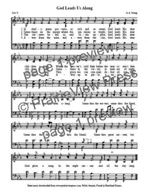 Song: God Leads Us Along