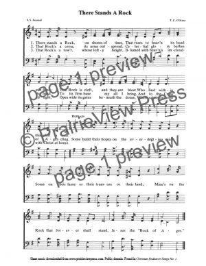 Song: There Stands A Rock