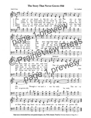 Song: The Story That Never Grows Old