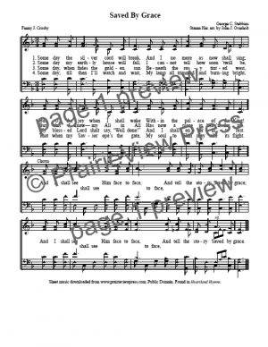 Song: Saved By Grace