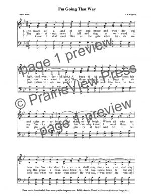 Song: I'm Going That Way