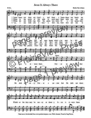 Song: Jesus Is Always There