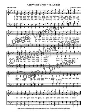 Song: Carry Your Cross With A Smile