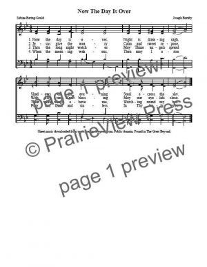 Song: Now The Day Is Over