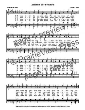 Song: America The Beautiful