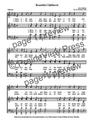 Song: Beautiful Childhood