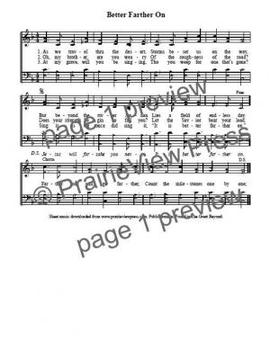 Song: Better Farther On