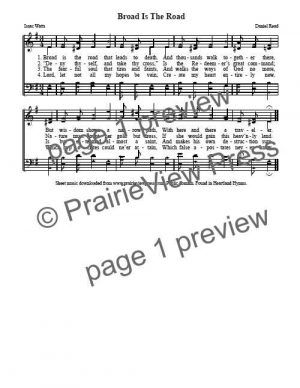 Song: Broad Is The Road