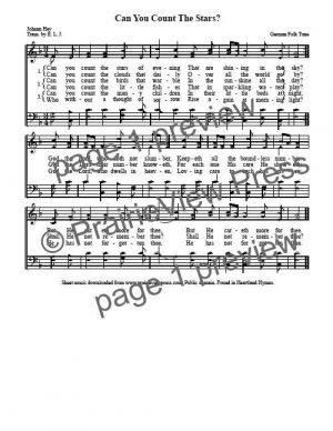 Song: Can You Count The Stars