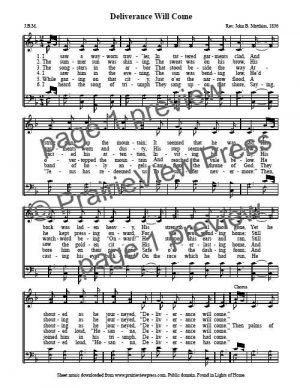 Song: Deliverance Will Come