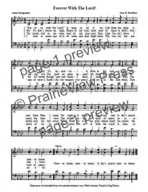 Song: Forever With The Lord