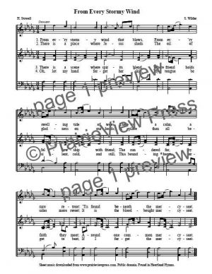 Song: From Every Stormy Wind