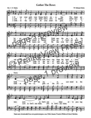 Song: Gather The Roses