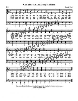 Song: God Bless All The Merry Children