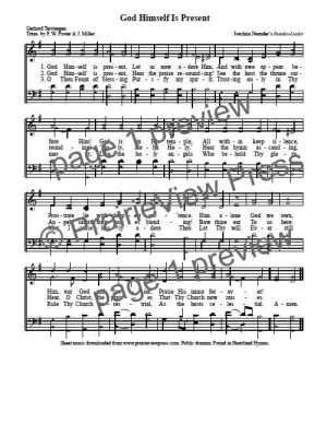 Song: God Himself Is Present