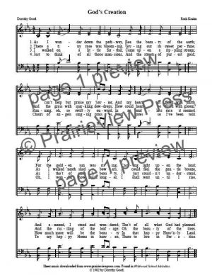 Song: God's Creation