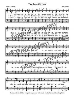 Song: That Beautiful Land