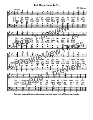 Song: Jesus Loves A Little Child