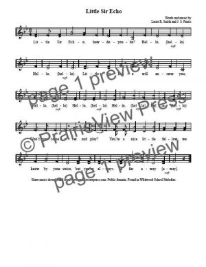 Song: Little Sir Echo