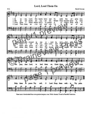 Song: Lord Lead Them On