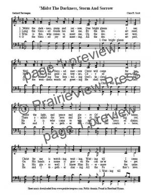 Song: Midst The Darkness Storm And Sorrow