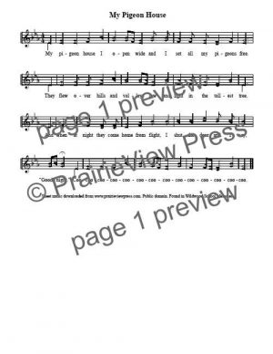 Song: My Pigeon House