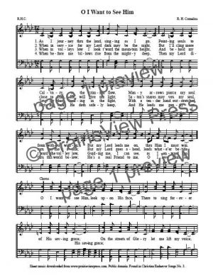 Song: Oh I Want To See Him