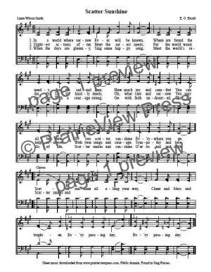 Song: Scatter Sunshine