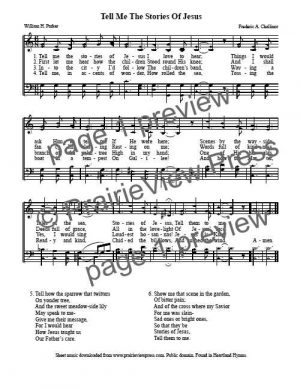 Song: Tell Me The Stories Of Jesus