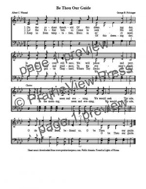 Song: Be Thou Our Guide