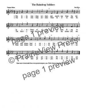 Song: The Raindrop Soldiers