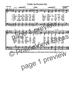 Song: Under An Eastern Sky