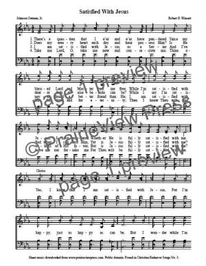 Song: Satisfied With Jesus